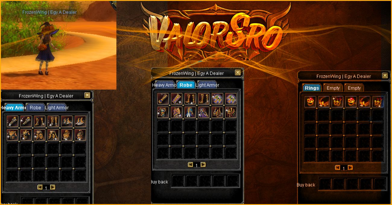 ValorSRO Egy Items