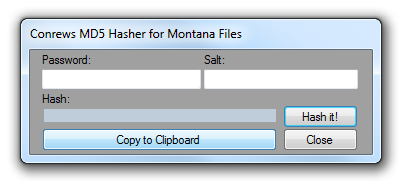 conrew - [Release]MD5 Hasher for Montana 1.0 Files - RaGEZONE Forums