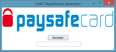 Paysafecard fake FREE®【PAYSAFE GIFT