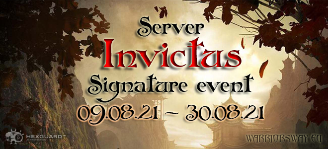 Warrior's Way online - Signature event