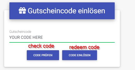 Redeem Gift Code