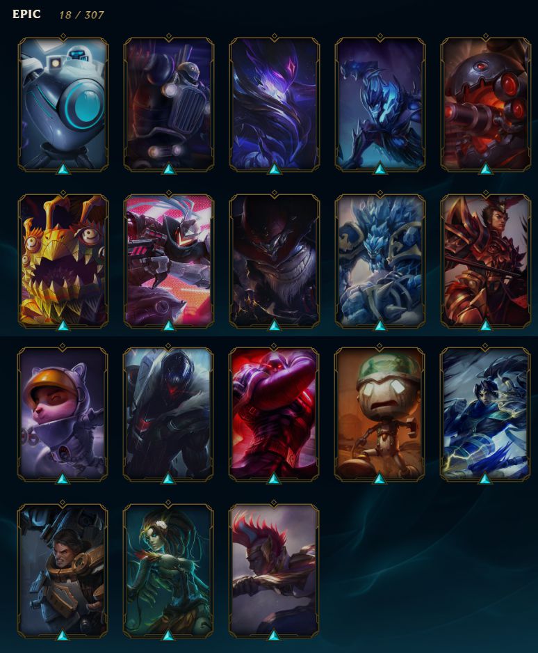 EUW 161 Skins (CS Riven 2012) 132 Champions +45K BE