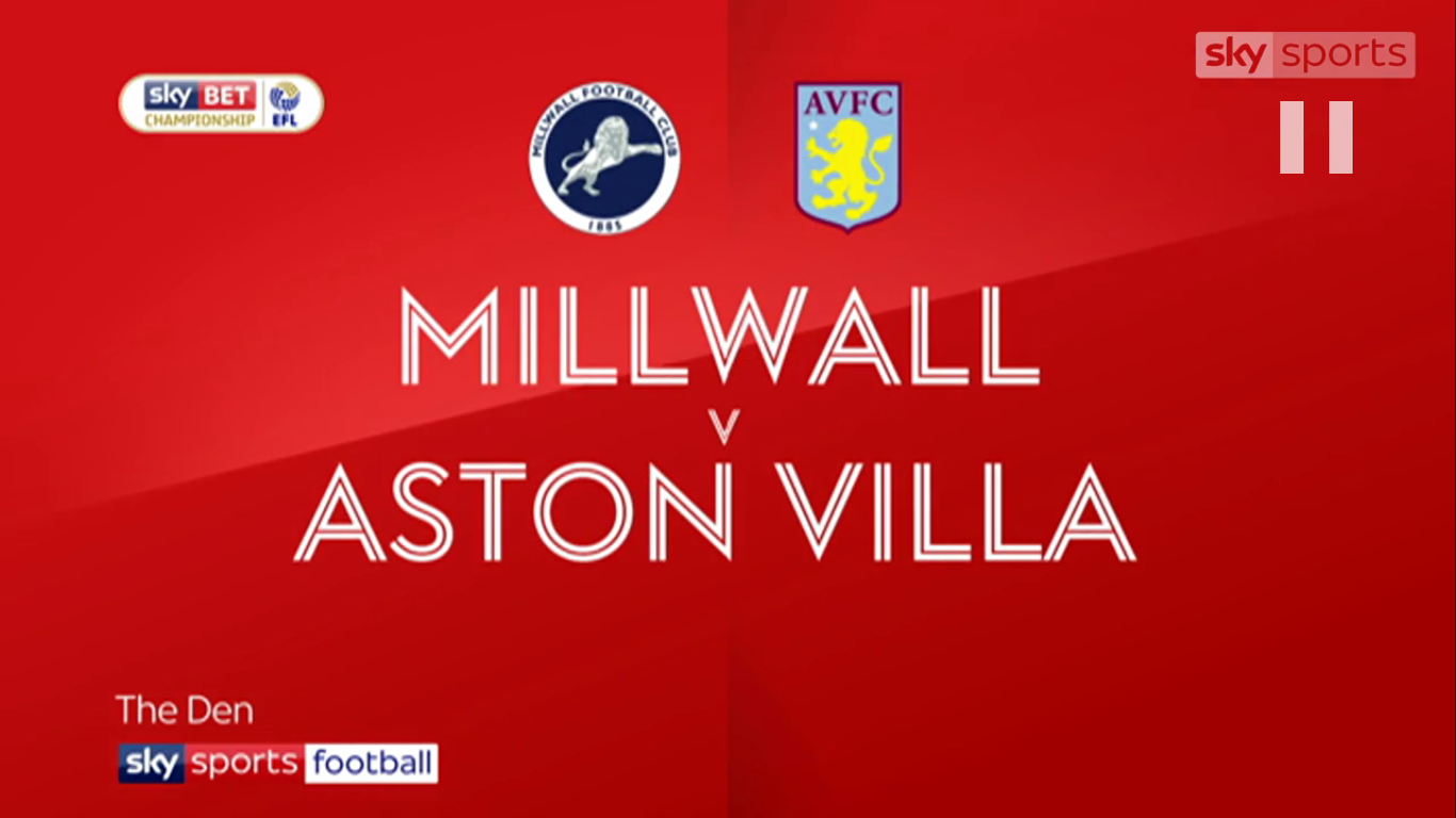 Image result for Millwall v Aston Villa